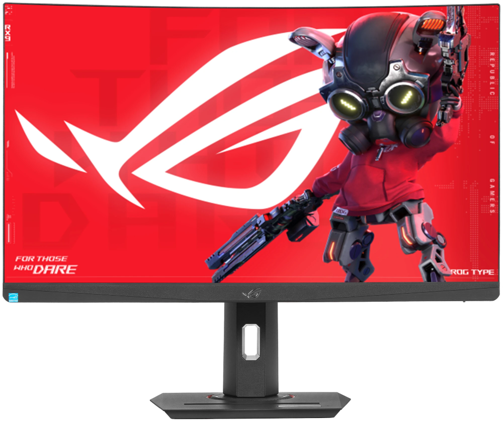 Монитор Asus 27" ROG Strix XG27WCMS черный VA LED 1ms 16:9 HDMI матовая HAS Piv 3000:1 400cd 178гр/178гр 2560x1440 280Hz DP 2K USB 4.5кг