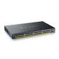 Коммутатор/ XGS1935-52HP, 52 Port Smart Managed PoE Switch, 48x Gigabit PoE and 4x 10G SFP+, hybrid mode, standalone or NebulaFlex Cloud, 375 Watt PoE