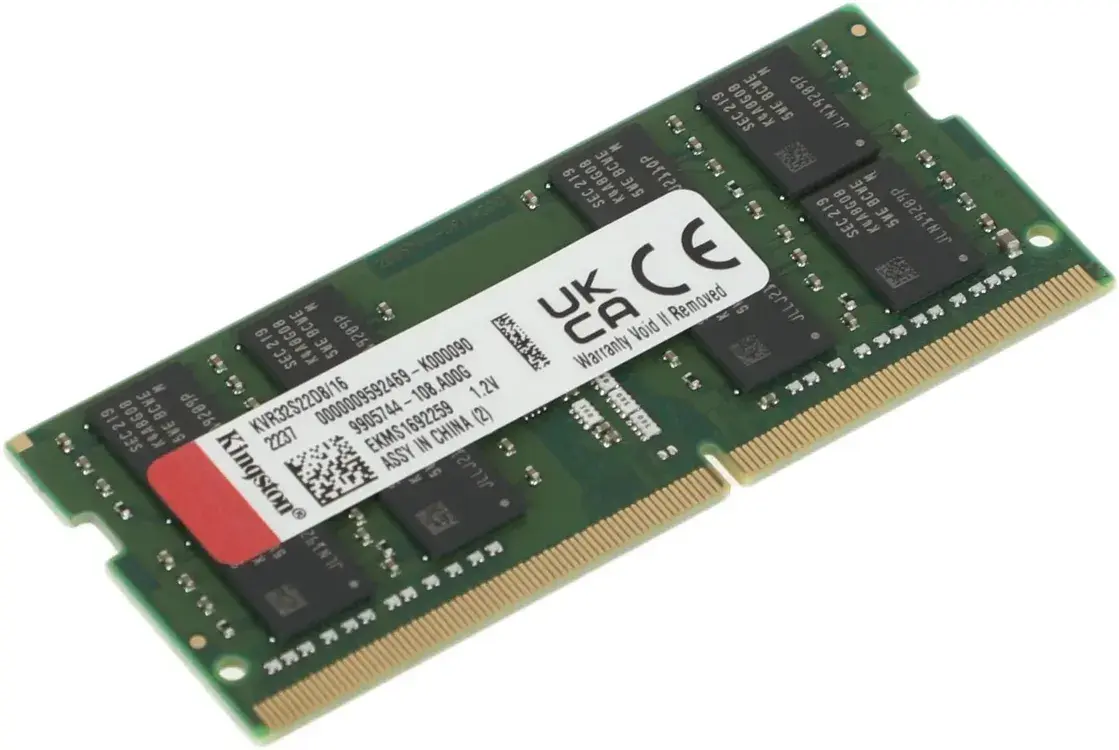 Оперативная память Kingston ValueRAM 16GB KVR32S22D8/16