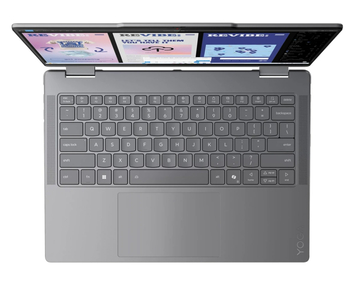 Ноутбук/ Lenovo Yoga 7 2-in-1 14ILL10 14&quot;(1920x1200 OLED)/Touch/Intel Core Ultra 7 256V(2.2Ghz)/16384Mb/1024PCISSDGb/noDVD/Int:Intel Arc graphics/Cam/BT/WiFi/70WHr/war 1y/1.38kg/luna grey/Win11Home + 65W, Pen, RU kbd