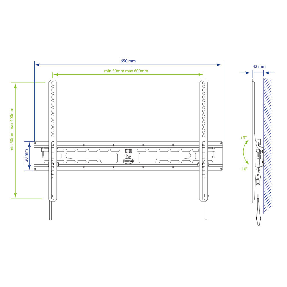 Кронштейн Kromax FLAT-2