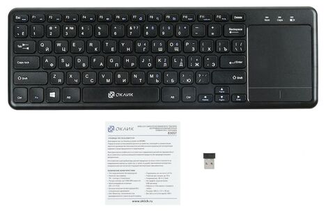 Клавиатура Oklick KeyBoard 830ST 1011937, цвет черный