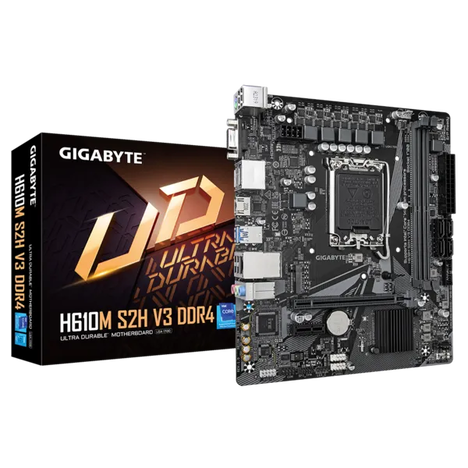 Материнская плата Gigabyte LGA 1700 Intel H610 H610M S2H V3 DDR4