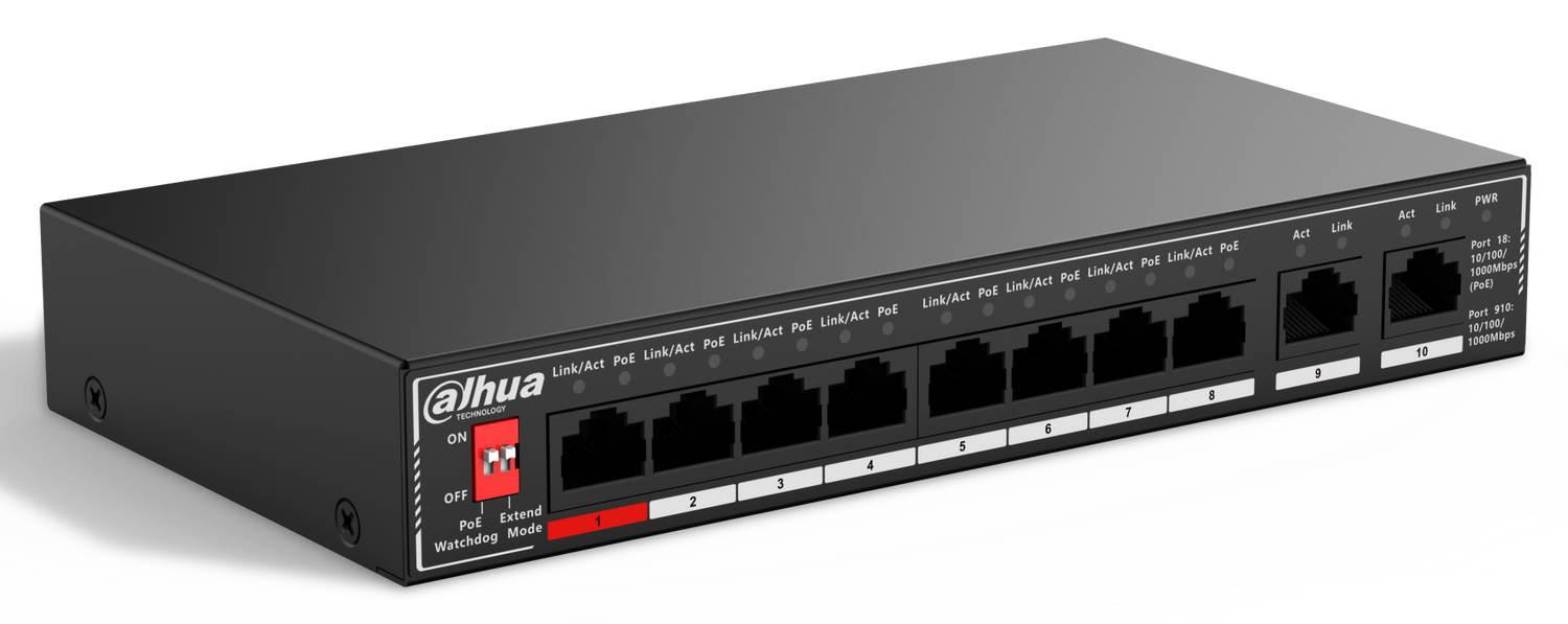 Коммутатор Dahua DH-SG1010P