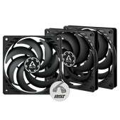 Вентилятор ArcticCooling для корпуса P12 SLIM PWM PST (3 pack)