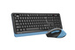 Клавиатура+мышь A4tech Fstyler FG1035 NAVY BLUE, цвет черный