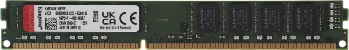 Оперативная память Kingston ValueRAM 8GB KVR16LN11/8WP