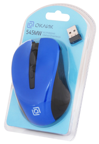 Мышь Oklick Мышь 545MW 368630, цвет черный