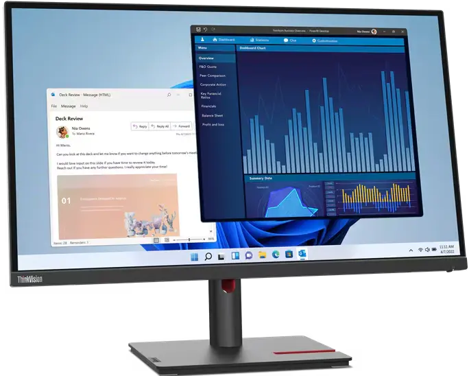 Монитор LENOVO T27P-30 27.0-inch черный