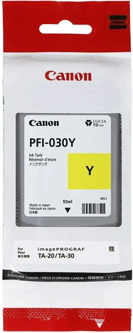 Картридж желтый Canon PFI-030, 3492C001