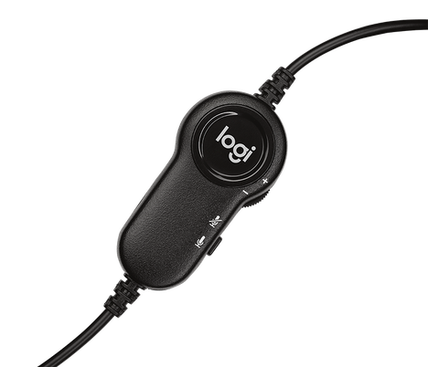 Гарнитура Logitech H151, цвет черный