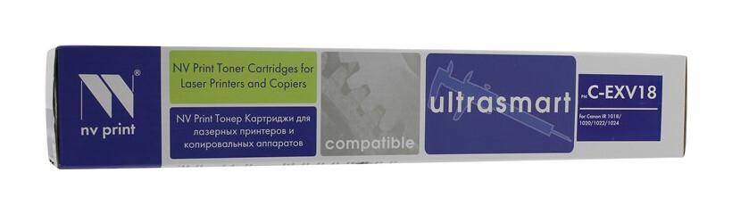 Тонер черный NVPrint для Canon, NV-CEXV18