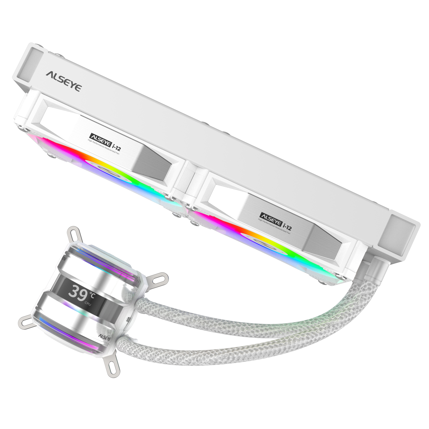 Кулер Процессорный ALSEYE Жидкостная система охлаждения i240 White