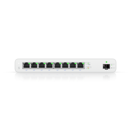 Коммутатор  UISP Switch UISP-S PoE-коммутатор, 8х 1G RJ45, 1х SFP, раздача 110 Вт