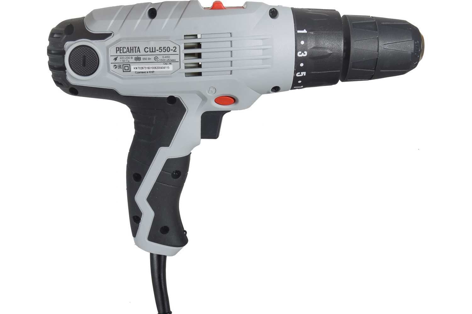 Безударная дрель-шуруповерт РЕСАНТА СШ-550-2