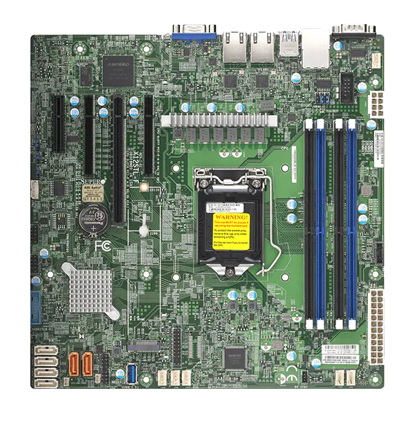 Материнская плата SUPERMICRO LGA-1200 (Socket H5) Intel C252 X12STL-F