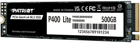 Внутренний твердотельный накопитель Patriot P400 Lite 500GB
