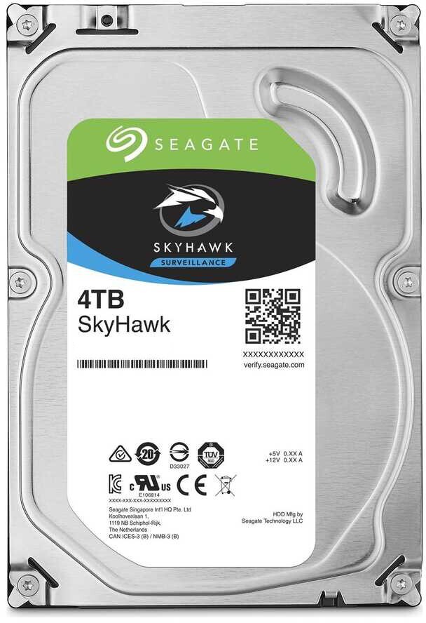 Жесткий диск  SEAGATE SkyHawk Surveillance 3.5  4Tb SATA3