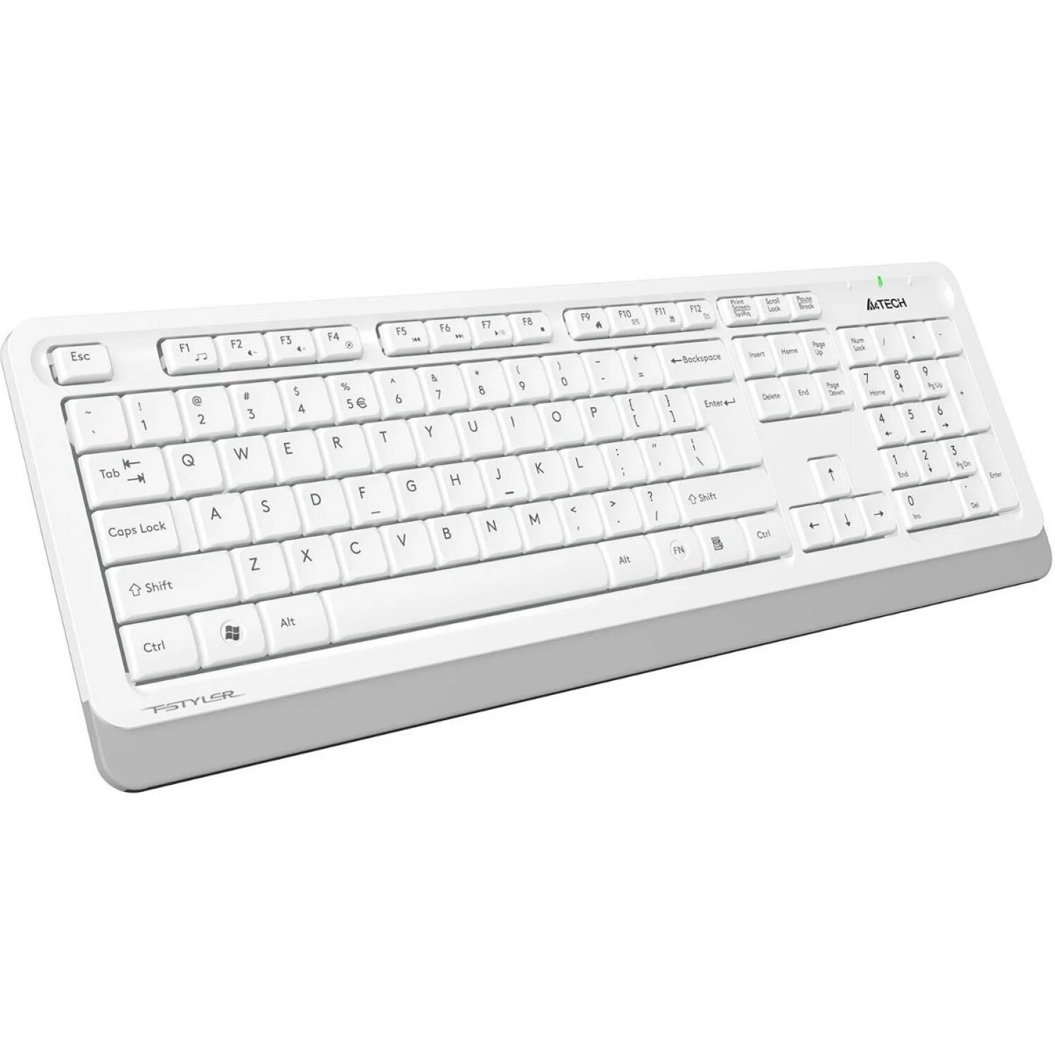 Клавиатура+мышь A4tech Клавиатура + мышь Fstyler FG1010S FG1010S WHITE, цвет белый