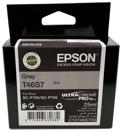Картридж серый Epson C13T46S700