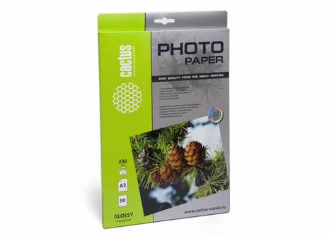 Бумага белый Cactus CS-GA323050