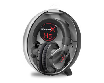 Гарнитура CREATIVE Sound Blaster X H5, цвет красный/черный/серебристый