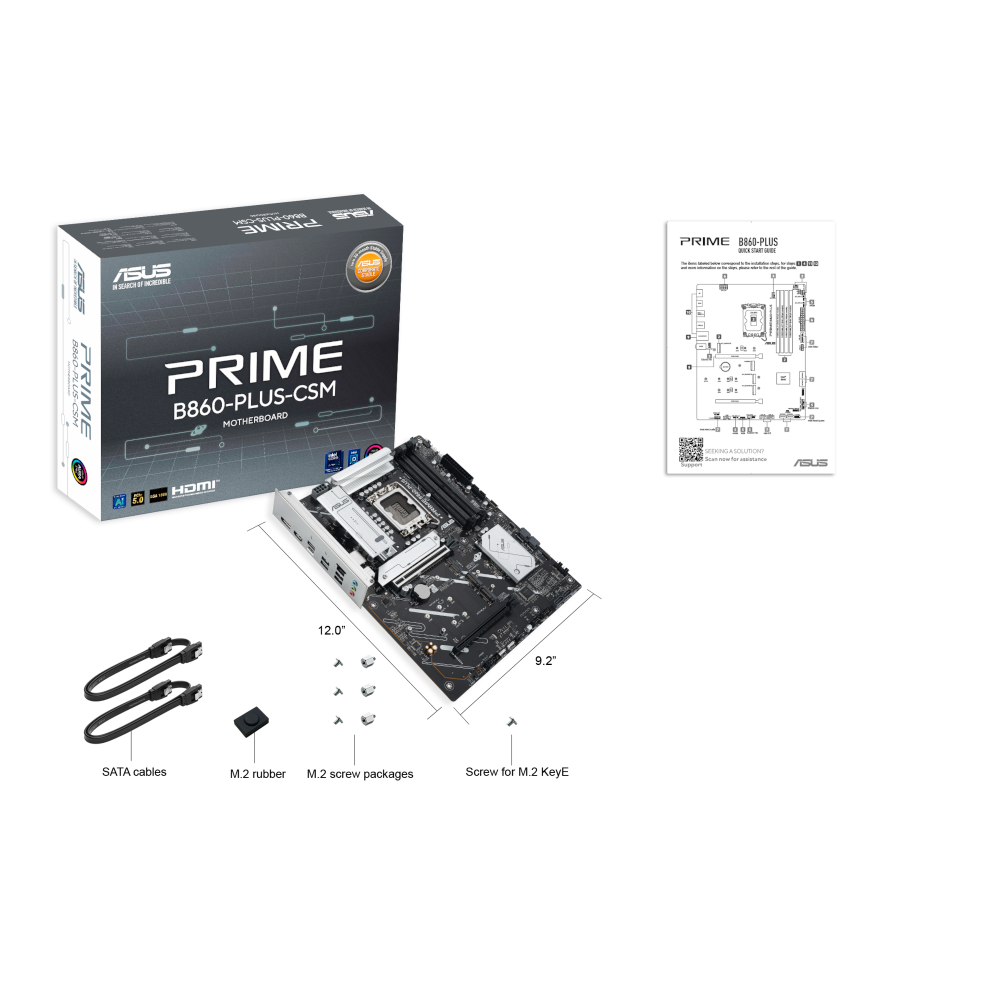 Материнская плата ASUS Intel B860 PRIME B860-PLUS-CSM