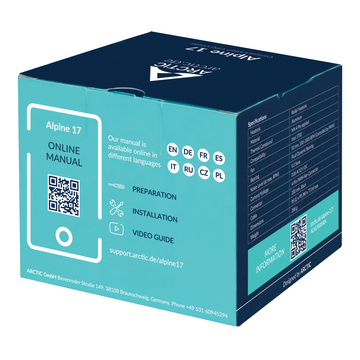 Кулер Процессорный ArcticCooling для CPU Alpine 17