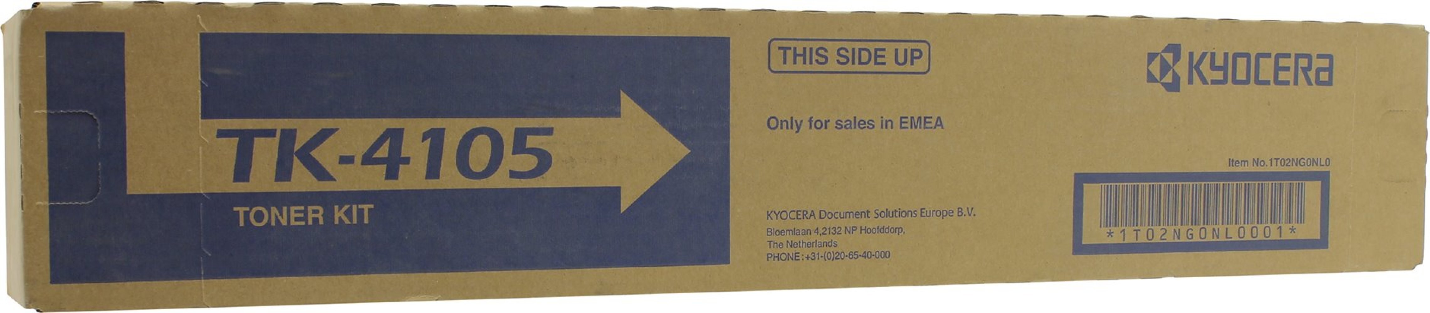 Тонер-картридж черный Kyocera TK-4105, 1T02NG0NL0