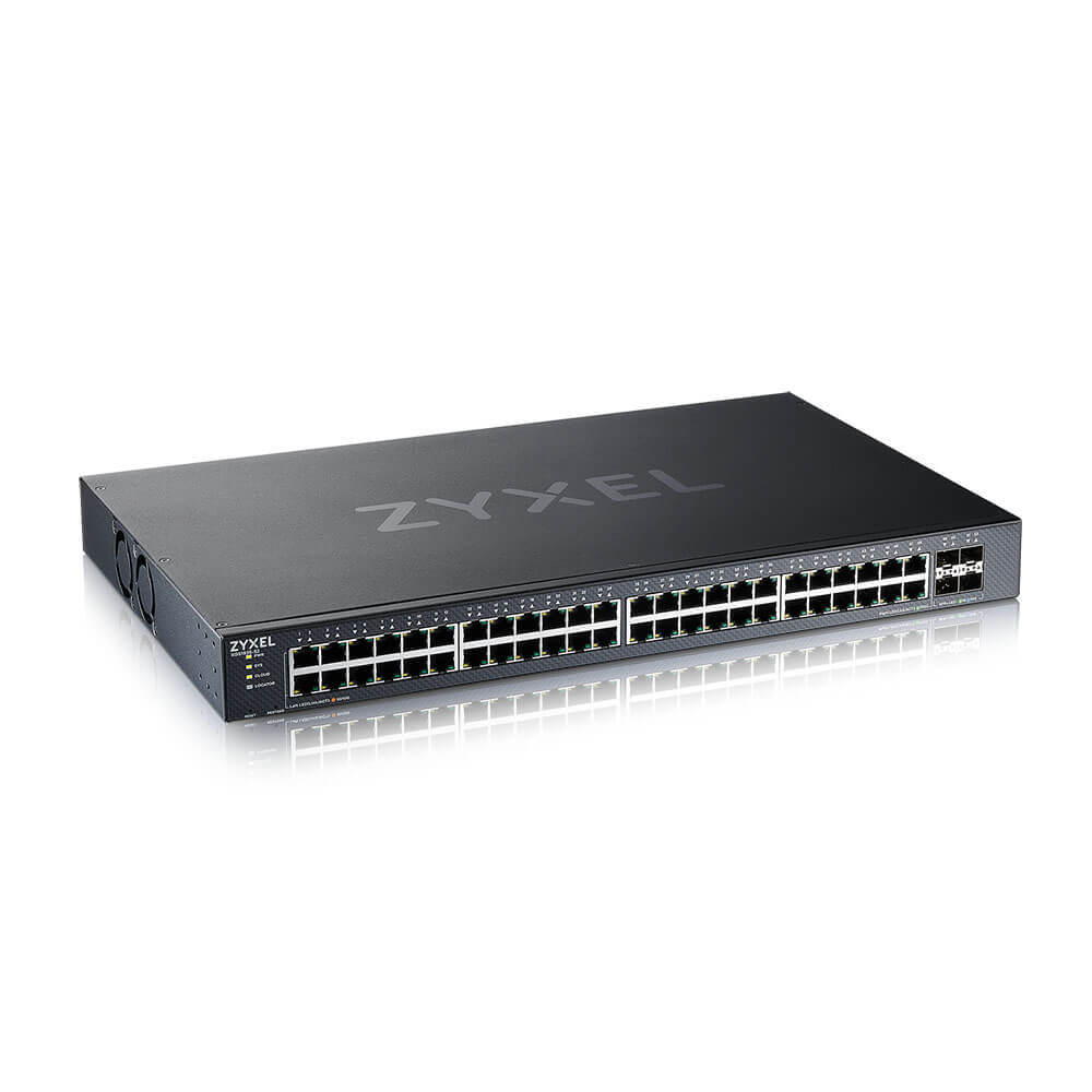 Коммутатор Zyxel NebulaFlex XGS1935-52-EU0101F (L2+) 48x1Гбит/с 4SFP+ управляемый