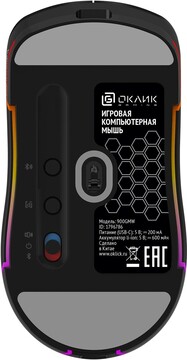 Мышь Oklick Мышь 900GMW 2028946, цвет черный