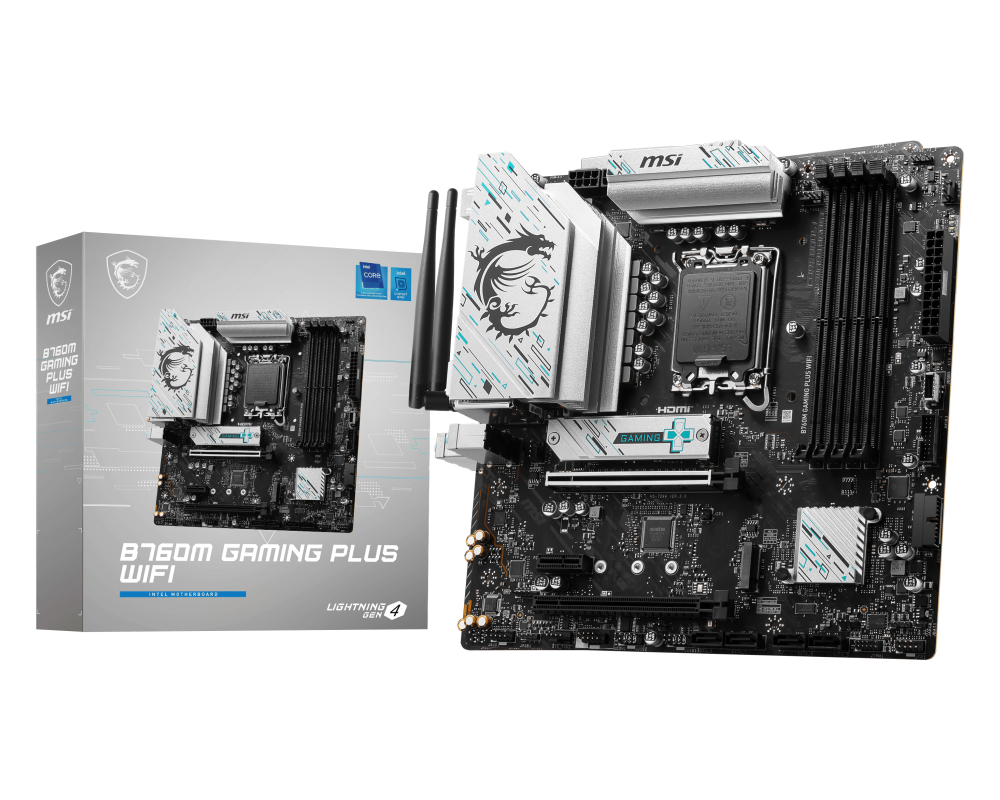 Материнская плата MSI Intel B760 B760M GAMING PLUS WIFI