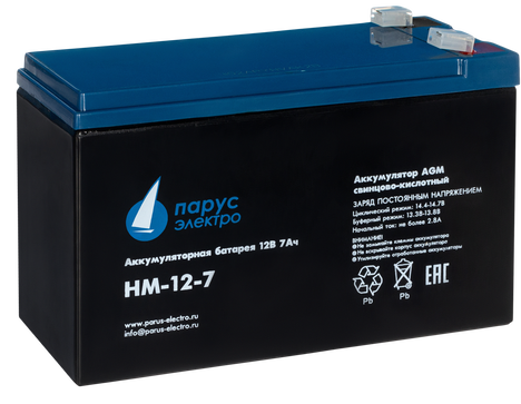 Сменная батарея для ИБП Парус электро HM-12-7