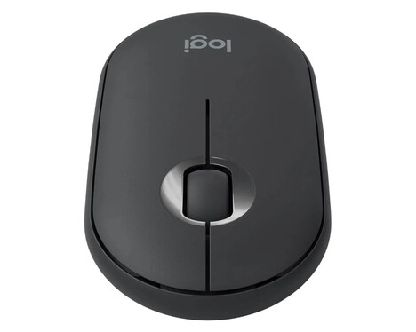 Мышь Logitech Pebble M350 910-005576, цвет темно-серый