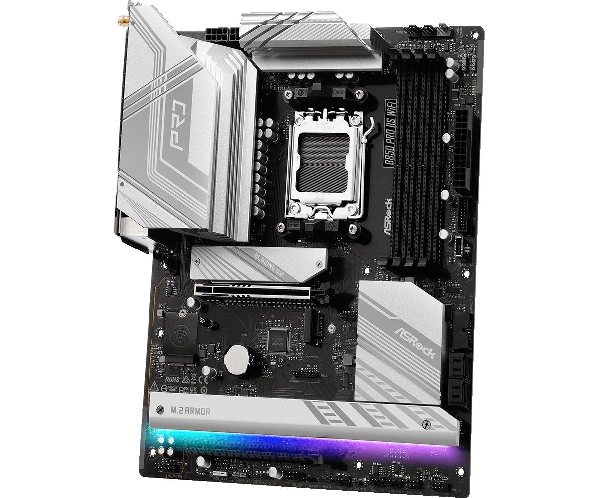 Материнская плата ASRock AM5 AMD B850 B850 Pro RS WiFi