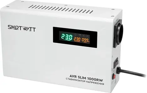 Стабилизатор напряжения SMARTWATT AVR SLIM 1000RW 1000ВА