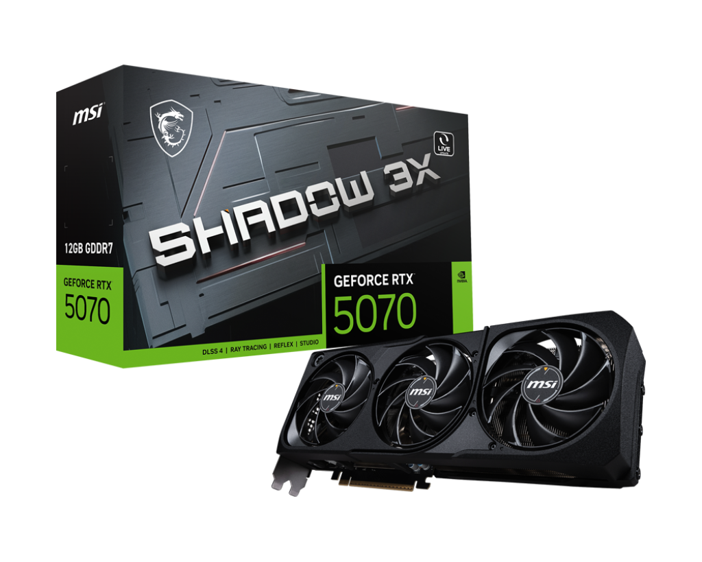Видеокарта MSI GeForce RTX 5070 12 ΓБ Retail