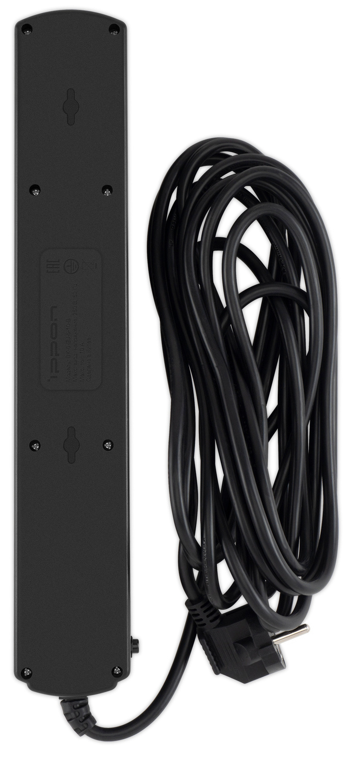 Сетевой фильтр Ippon BK-6-EU-5-10-B