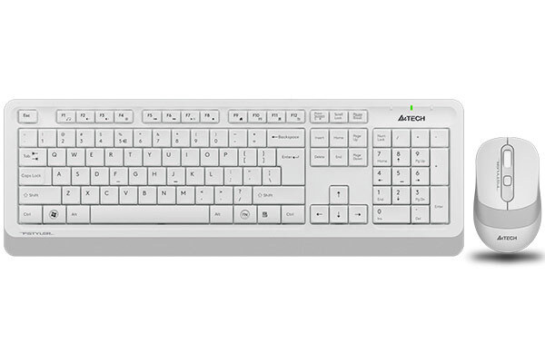 Клавиатура+мышь A4tech Клавиатура + мышь Fstyler FG1010 FG1010 WHITE, цвет белый