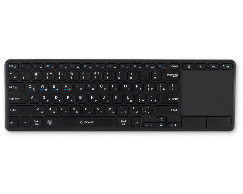 Клавиатура Oklick KeyBoard K614W 1979327, цвет черный