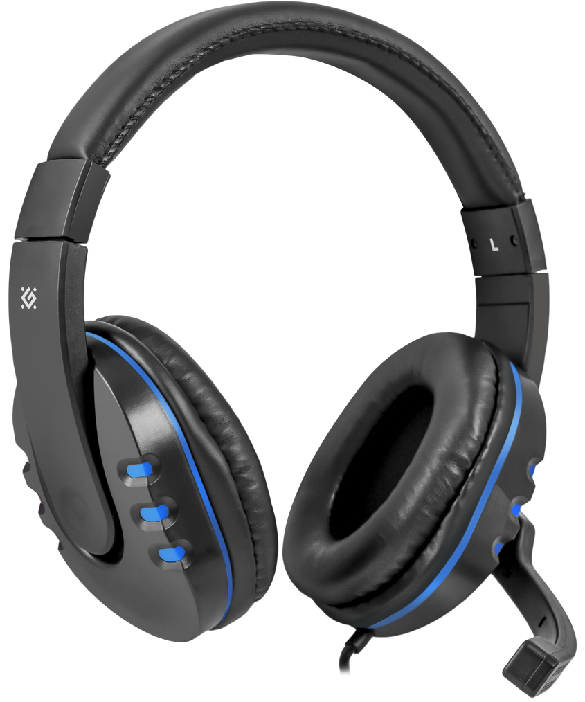 Гарнитура Defender Warhead G-160, цвет синий/черный