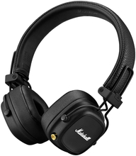Гарнитура накладные Marshall Major IV черный беспроводные bluetooth оголовье (MAJOR IV BLACK)