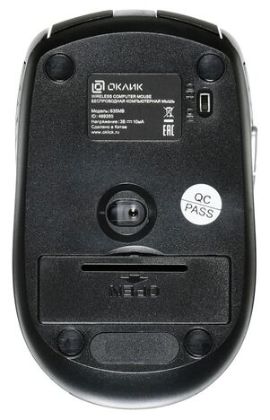 Мышь Oklick Мышь 635MB 489350, цвет черный