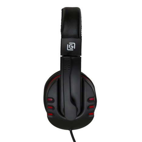 Наушники Oklick HS-L380G ABADDON, цвет красный/черный