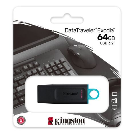 Флешка Kingston DataTraveler Exodia 64Gb