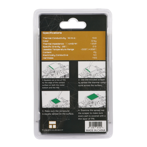 Термопаста Thermalright Термопаста TF8