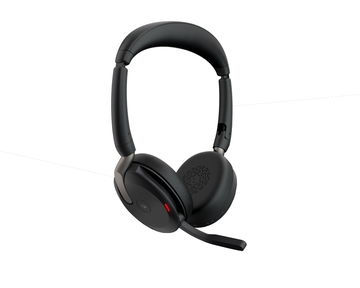 Bluetooth-гарнитура Jabra Evolve2 65 Flex Link380a MS Stereo WLC, цвет черный