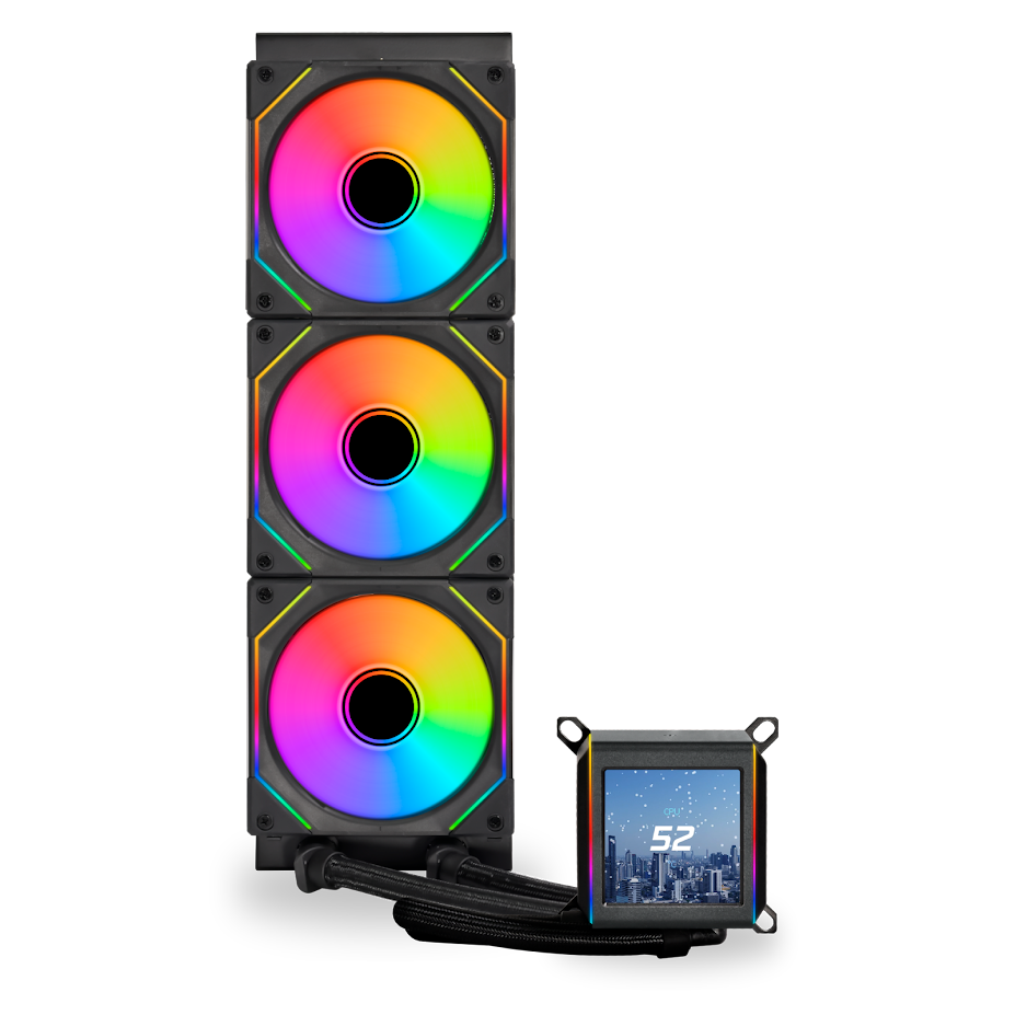 Кулер Процессорный Lian Li Система водяного охлаждения GA II LCD SL-INF 360 Black