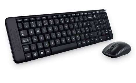 Клавиатура+мышь Logitech MK220 920-003169, цвет черный