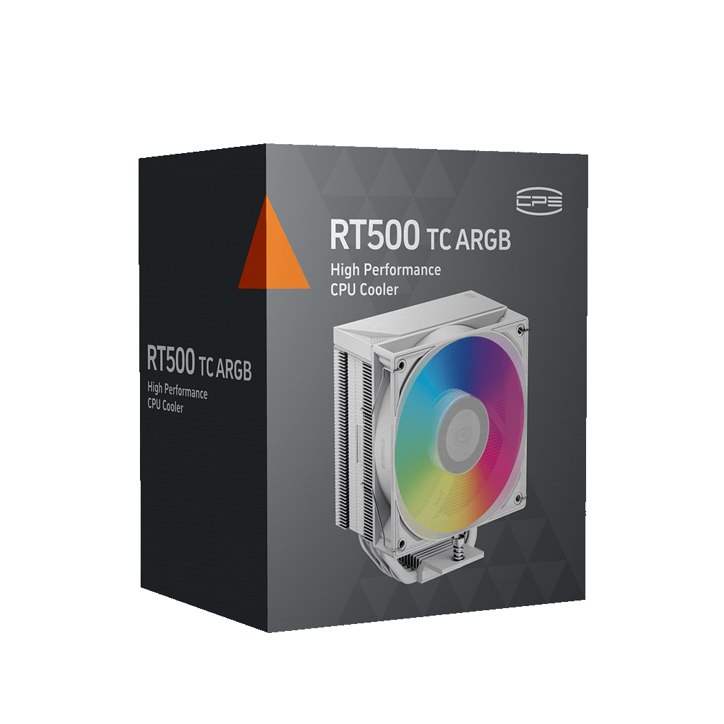 Кулер Процессорный PCCooler для процессора RT500 TC ARGB White
